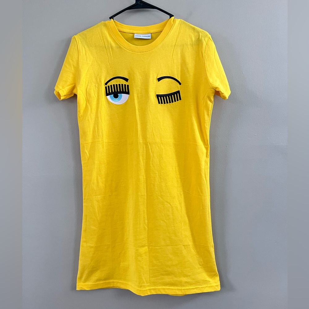 NWT CHIARA FERRAGNI
Woman Mini Dress Yellow Size S Cotton‎ - Picture 10 of 10